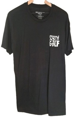  Devereux Golf Johnnie Walker T-Shirt Size LRG Keep Walking 18 Graphic Skull