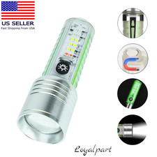 Super Bright LED Tactical Flashlight Mini USB Rechargeable Camping Outdoor Lamp