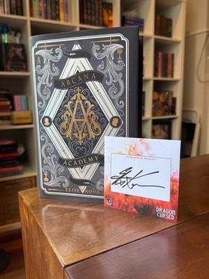 *HANDSIGNED & Signed Book Plate* FairyLoot Arcana Academy by Elise Kova