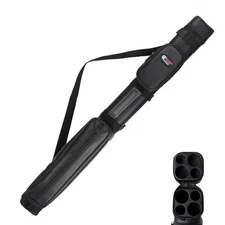 GSE Games & Sports Expert 2x2 Deluxe Hard Billiard Pool Cue Stick Carrying Ca...