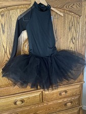 Weissman Dance Costume Size Adult Medium Black Tutu Ballet Halloween