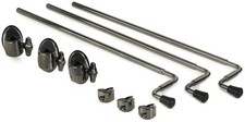DW Floor Tom Leg Kit - Black Nickel