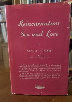 Reincarnation Sex and Love by GV Jones HCDJ 1st Ed New age Press 1971 VG