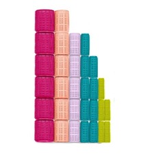 Volumizing Self-Grip Hair Rollers, Assorted Multicolor 31-Pack With Travel Case
