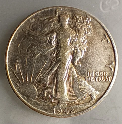 1942 Walking Liberty Silver Half Dollar | Philadelphia | EF/XF