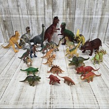 Lot Of 25 Vintage Dinosaur Toys 1980s  90s Clean
