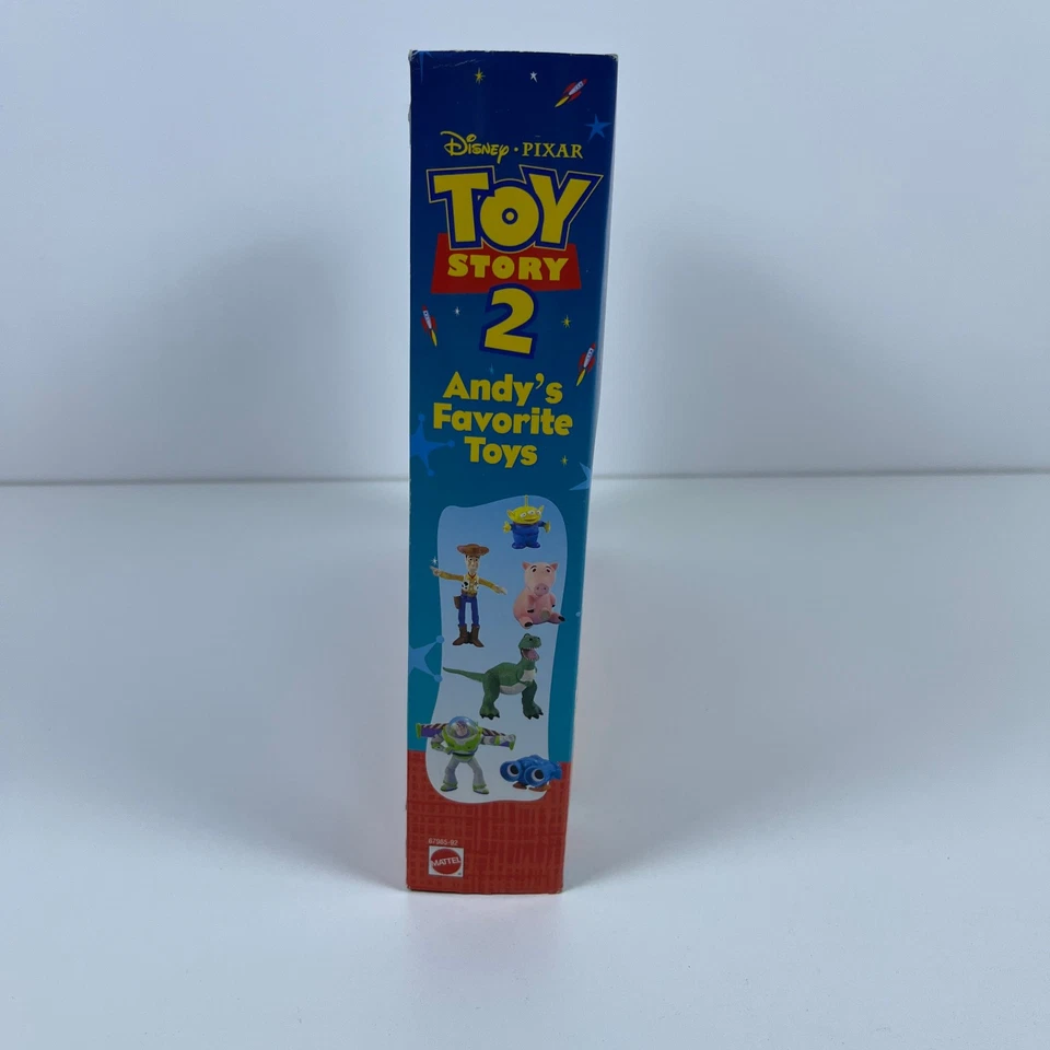 Toy Story 2 Andy's Favorite Toys 6 Figuras Disney Pixar Buzz Woody Rex Hamm Novo - Imagem 4 de 4