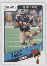 2021 Panini Classics Legends Red Back 16/99 Marshall Faulk #116 HOF 14mg