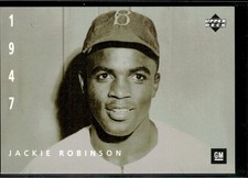 1994 Upper Deck GM Ken Burns American Epic #7 JACKIE ROBINSON Brooklyn Dodgers