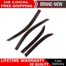 For 2003 2005-2007 Honda Accord Sedan Mugen Style Window Visor Sun Rain Guards For 2003 2005-2007 Honda Accord Sedan Mugen Style Window Visor Sun Rain Guards