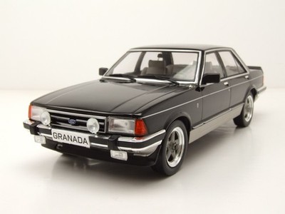 Ford Granada MK II 2.8 Injection 1982 schwarz grau Modellauto 1:18 MCG