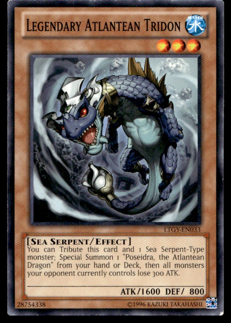 Legendary Atlantean Tridon - LTGY-EN033 - YuGiOh| Buy 2 Get 1 Free