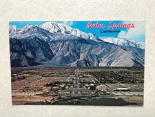 F947 Vintage Postcard Palm Springs Aerial View Palm Springs California CA
