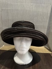 Eric Javits Vintage Hat Brown Velvet 1 Size