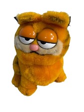 Vintage 1981 Dakin GARFIELD The Cat 6 Plush Stuffed Animal Sitting Sleepy 80 s
