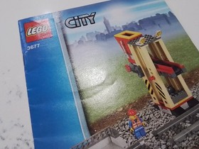 LEGO City Red Cargo Train (3677) instruction Manuals Only