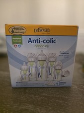 Dr. Brown's Natural Flow Anti-Colic Options Wide-Neck Newborn Feeding Set