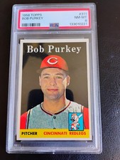 1958 Topps - Bob Purkey #311 PSA 8