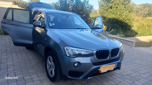bmw x3    S Drive18d 150   Gris anthracite   sellerie tissus gris en TBEG