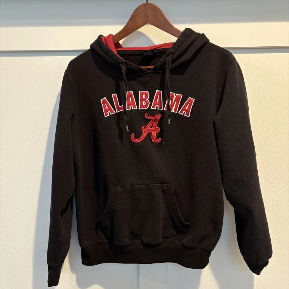 Alabama Crimson Tide Sweatshirt Hoodie Womens Medium NCAA Football Pullover - Image 3 of 4