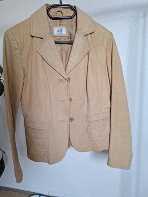 Damen Jacke Blaser Alba Moda Gr 36 Beige