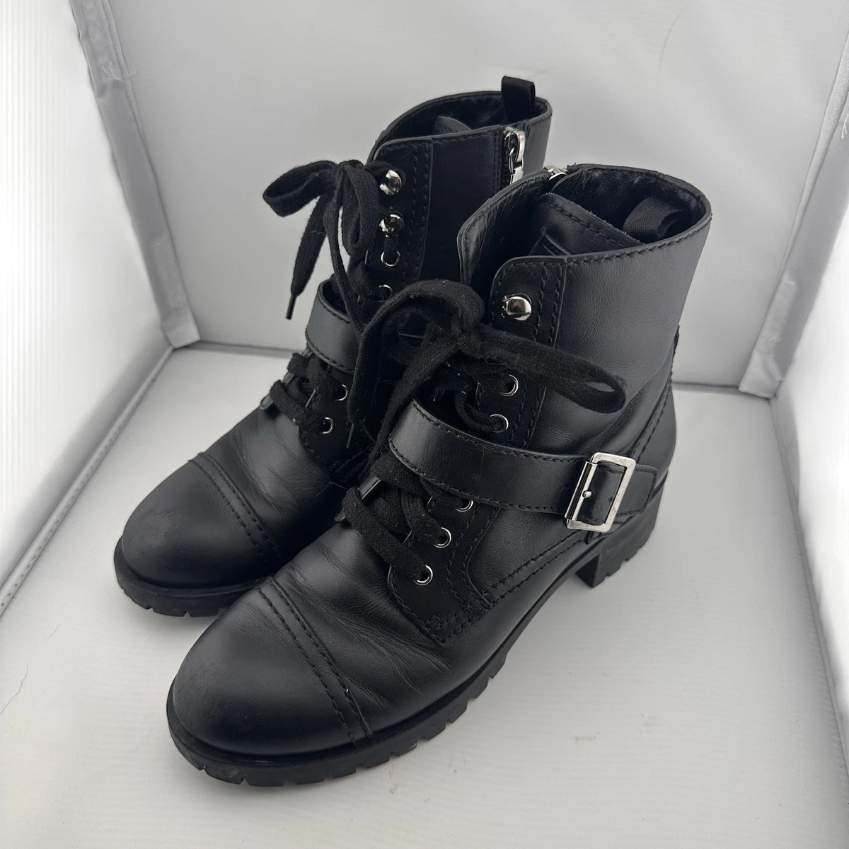 PRADA Biker Black Boots for Women for sale | eBay