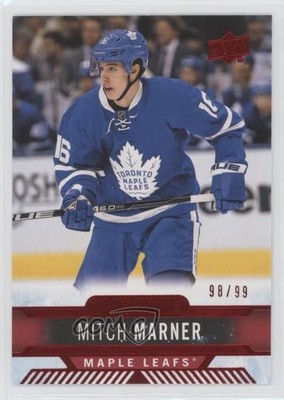 2017-18 Upper Deck Overtime Red Foil 98/99 Mitch Marner #36 3q5