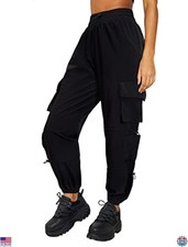 Lightweight Women's Tactical Cargo Pants - Quick Dry, Water-Resistant, 6 Pockets
