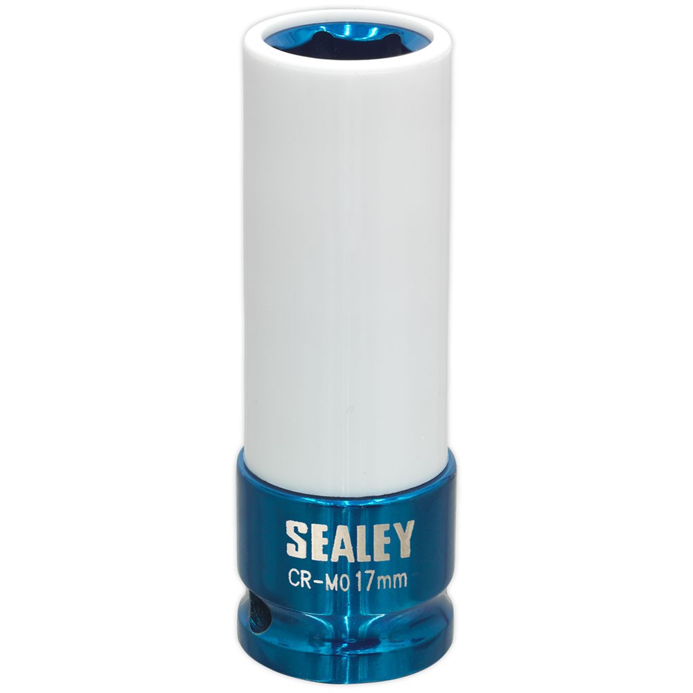 Sealey Alloy Wheel Impact Socket 17mm 1/2""Sq Drive