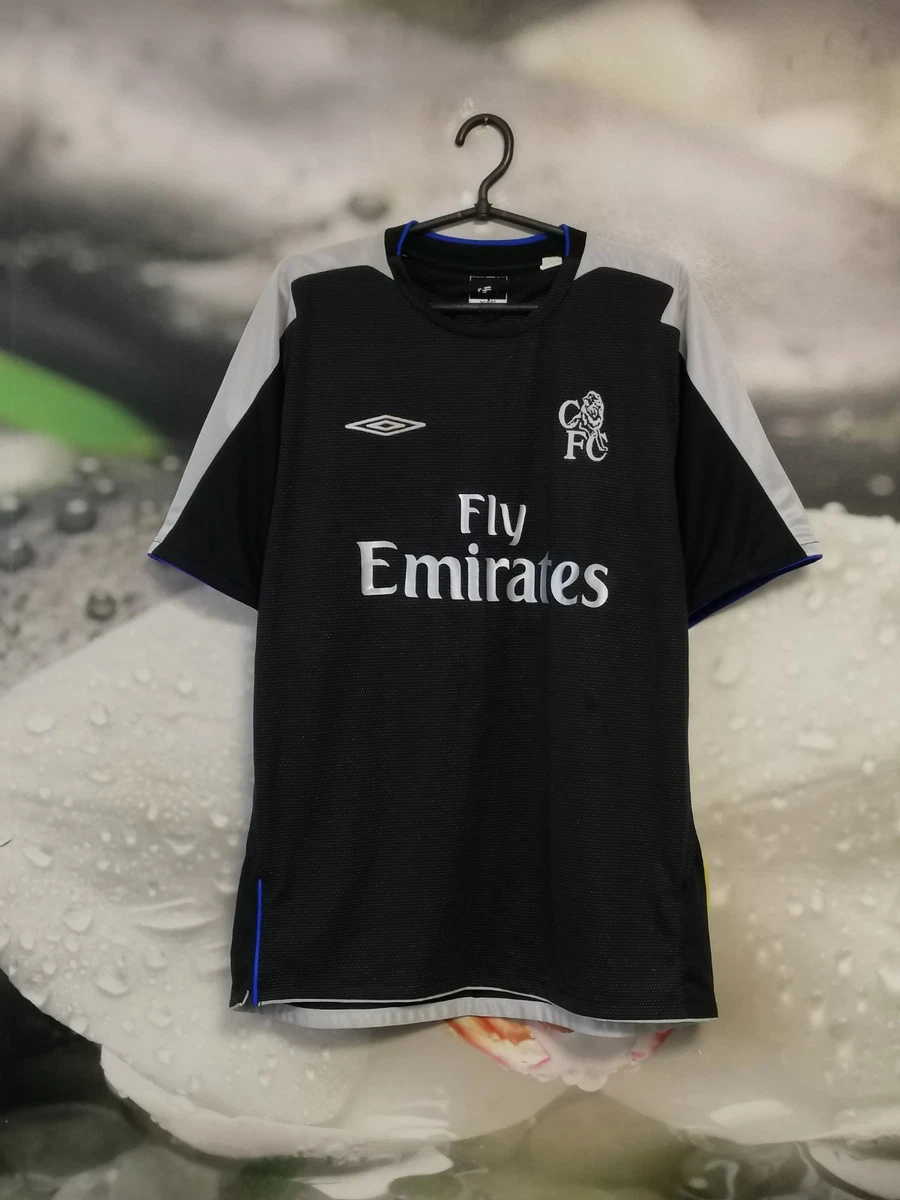 Maillot De Foot Vintage Umbro – Bleu – Manches Longues – Taille XL