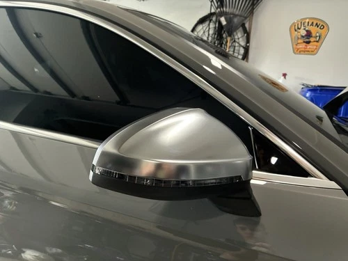 Chrome Silver side Mirror Cap Cover Audi B9 A4 S4 A5 S5 2017 2018 2019-2022 OEM