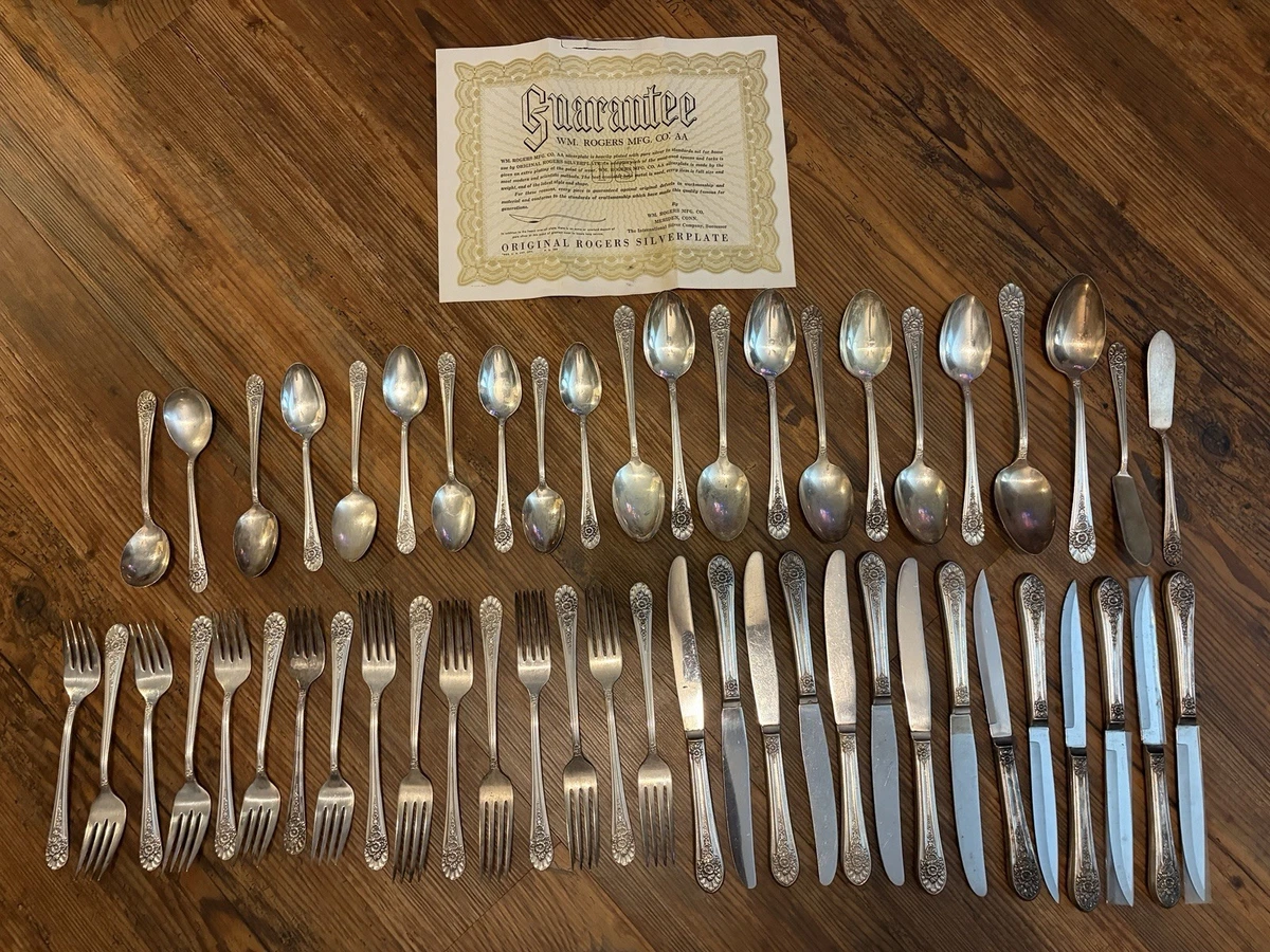 Wm. Rogers & Son Antique US Silver-Plated Flatware for sale | eBay