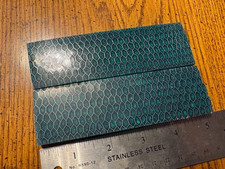 Pair of Beautiful Green Honeycomb Resin Knife Handle Blank Scales
