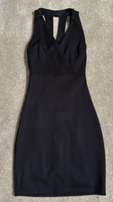 black bodycon dress