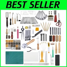 Complete Leather Tooling Kit - 372 pcs