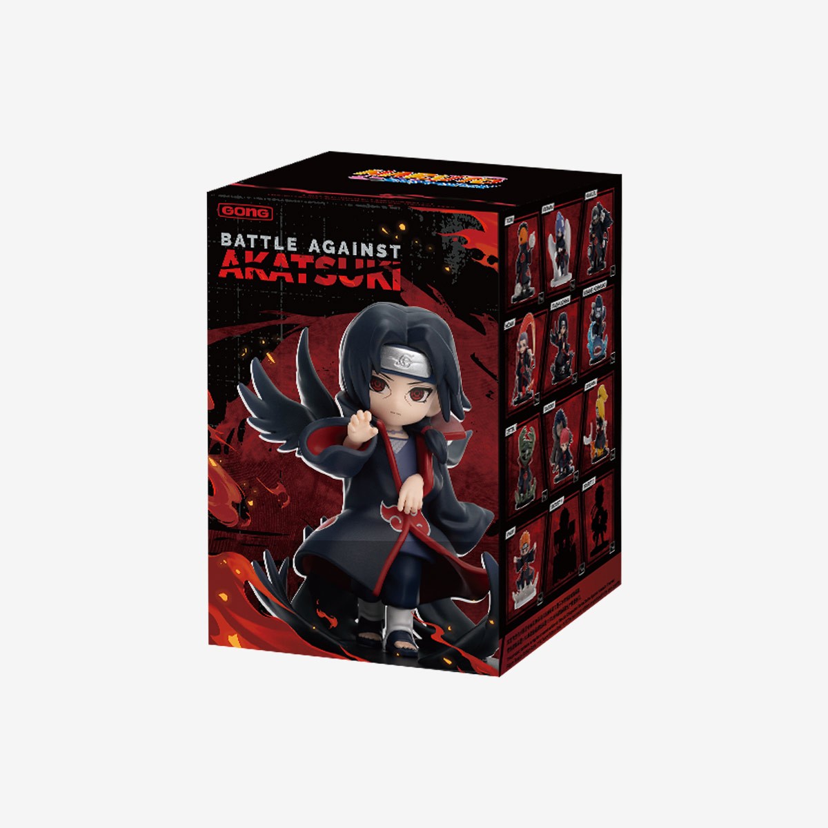 popmart NARUTO アクションフィギュアセット Naruto: Shippuden Series Battle Against Akatsuki Themed Figure