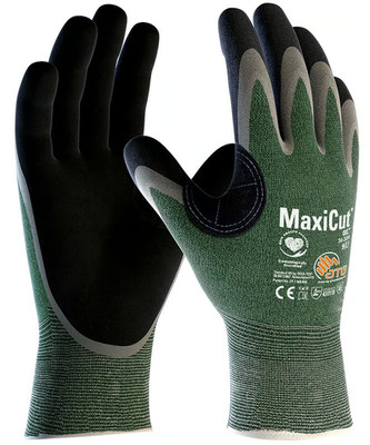 ATG 34-304 MaxiCut Oil Palm beschichtete Handschuhe - Größe 8 & 9 M/L 5er Pack