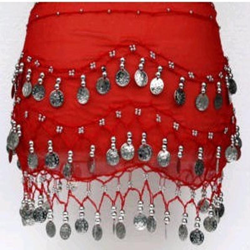 BELLY DANCE DANCING Silver COIN BELT WRAP HIP SCARF SKIRT WHOLESALE Lots PRICE E - Foto 13