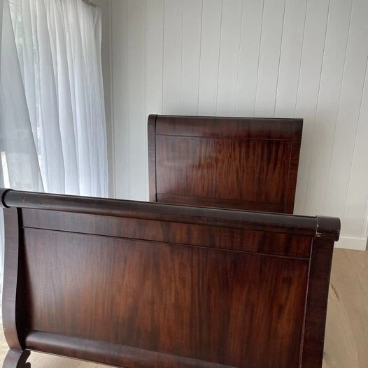 Cama trineo de caoba Empire - Queen Foto 3 de 4