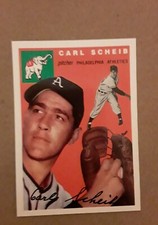 1954 Topps Carl Scheib  card # 118. REPRINT. 1994 TOPPS ARCHIVES. PHILADELPHIA 