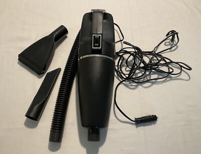 Car Vacuum Cleaner 12 V With Accessories Black ~ Unbranded