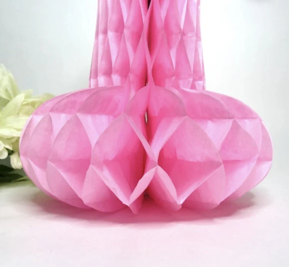 Decoração de pênis de favo de mel de papel pendurado 5 peças - Suprimentos engraçados para festa de despedida de solteira - Imagem 2 de 4