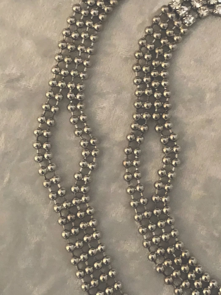 CINTURÓN DE MODA MIXTO CON HEBILLA CRISTAL ESTRÁS Y CADENA Foto 2 de 4