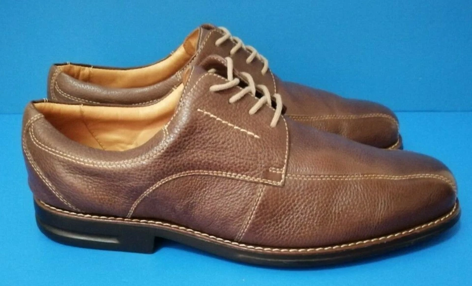 Sandro Moscoloni Brown Soft Leather Oxfords  Men's Size US 13- BR 46  - Image 4 of 4