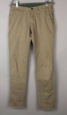 Massimo Dutti Men's Extra Slim Fit Stretch Chino Pants Size W30 L32