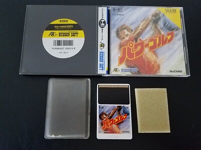 NEC PC Engine Hucard - Power Golf - Import Japanese US SELLER
