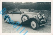 Rolls Royce 20/25 Drop Head Coupe Original 1960s Dealer Stock Photo 5 x 3.5 inch