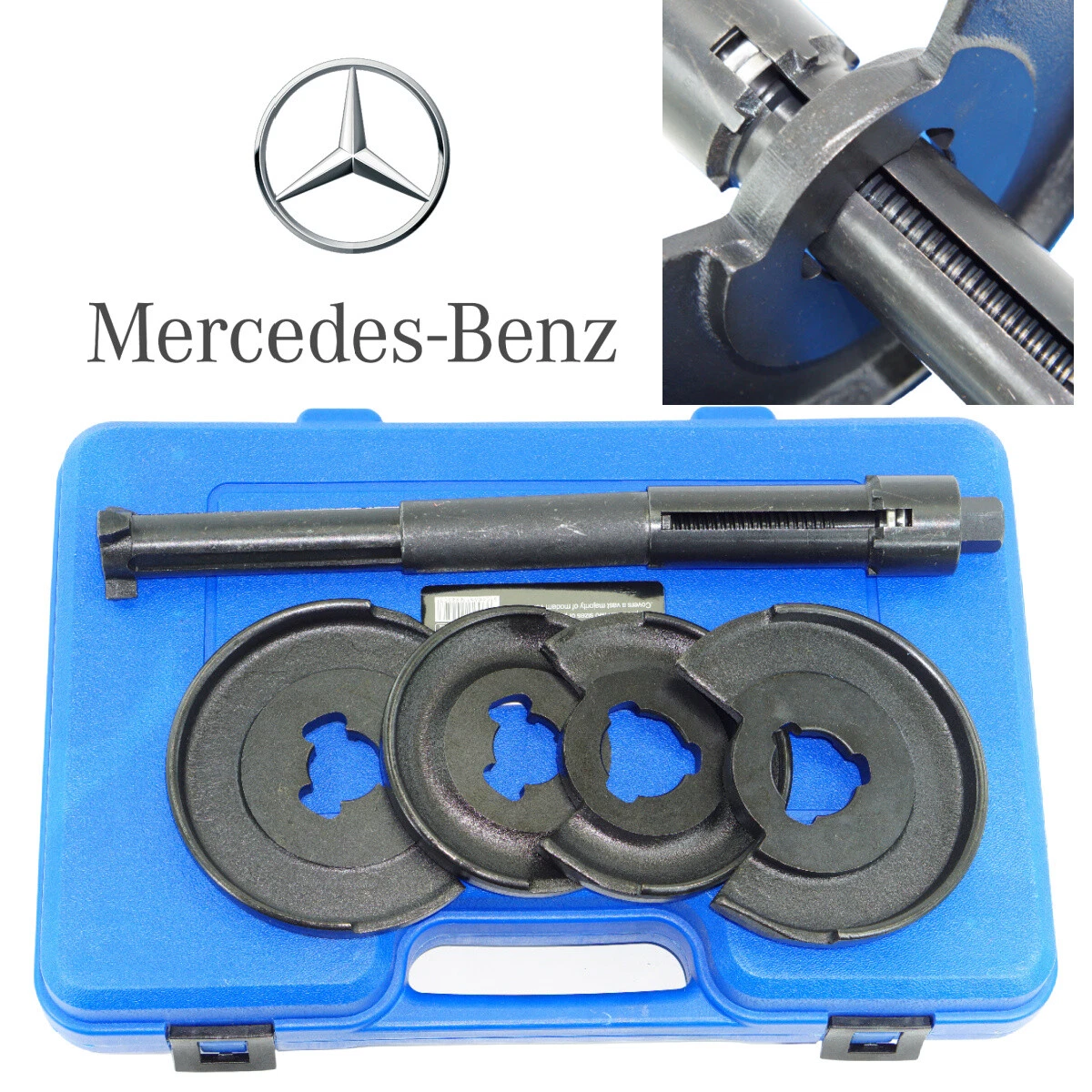 Mercedes Benz Coil Spring Compressor Kit Telescopic Compressor 2 Sets Clamps