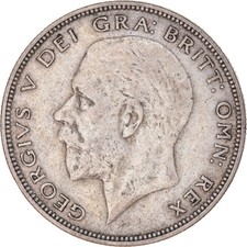 #1063051 Coin, Great Britain, George V, 1/2 Crown, 1934, VF(30-35), Silver, KM