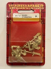 Skaven Stormvermin w/ Halberds | Warhammer The Old World |  OOP Metal Blister